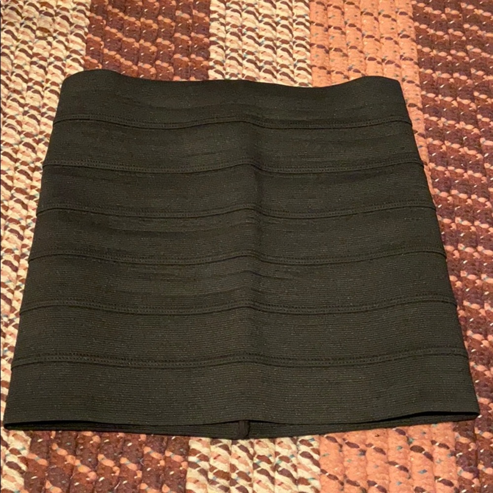 Black bandage skirt